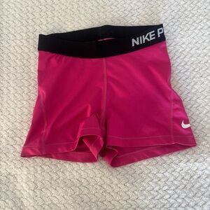 Nike Fuchsia Training Shorts